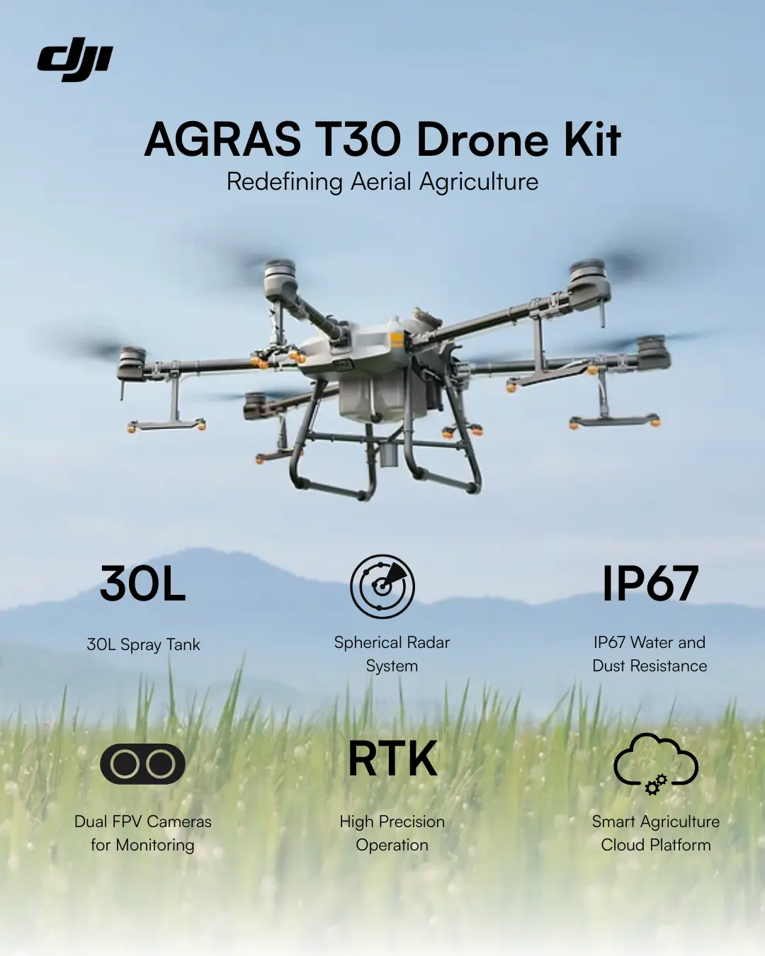 agras t30 drone kit
